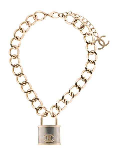 chanel padlock necklace|chanel necklace online shop.